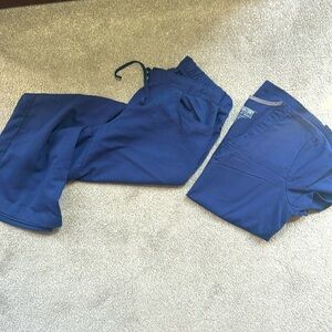 Women’s navy blue scrub set